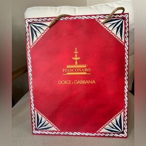 Dolce & Gabbana Red Gift Shopping Bag